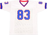 BUFFALO BILLS ANDRE REED AUTOGRAPHED SIGNED WHITE JERSEY JSA STOCK #234557