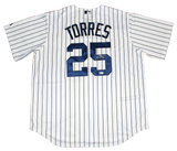 GLEYBER TORRES SIGNED AUTOGRAPHED NEW YORK YANKEES #25 MAJESTIC JERSEY BECKETT