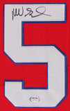 Patriots Mike Vrabel Authentic Signed Red Nike Elite Framed Jersey PSA #AL51232