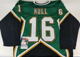 Brett Hull Signed Dallas Stars Jersey (JSA COA) 741 Goals / Hall of Fame 2009