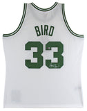 Larry Bird Authentic Signed 1985 White M&N HWC Swingman Jersey BAS Witnessed