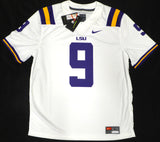 LSU Tigers Joe Burrow Autographed Signed White Nike Jersey Fanatics #QL84443286