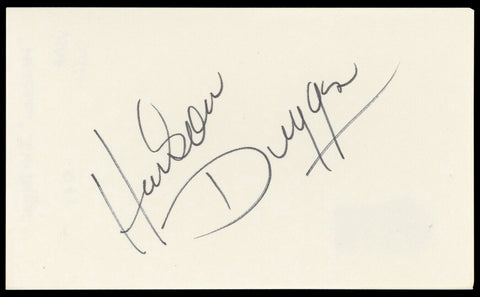 Jim "Hacksaw" Duggan WWE Signed 3x5 Index Card Autographed BAS #BM56995