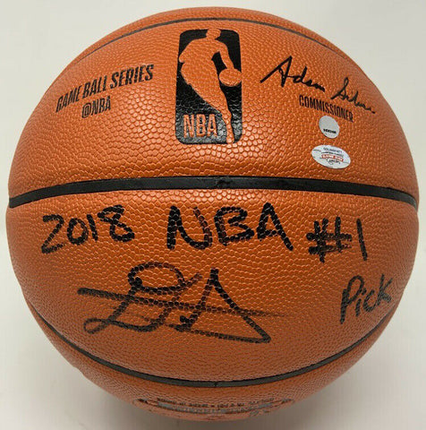 DEANDRE AYTON Phoenix Suns Autographed 2018 NBA #1 Pick Basketball GDL LE 1/22