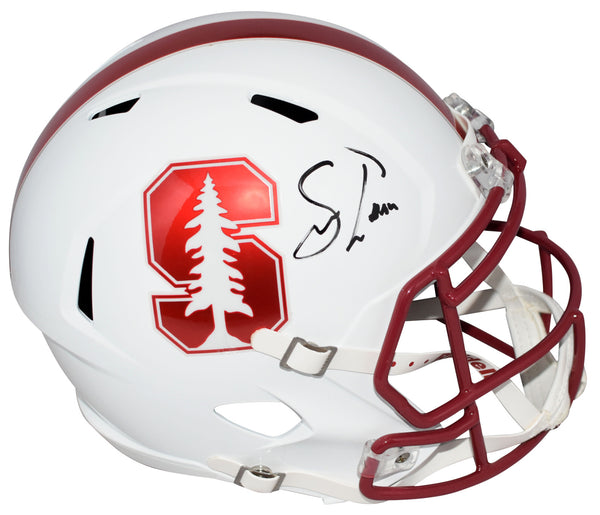 SOLOMON THOMAS AUTOGRAPHED STANFORD CARDINAL FULL SIZE SPEED HELMET COA