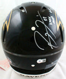 Ray Lewis Autographed Ravens F/S Speed Authentic Helmet w/2Insc.-Beckett W Holo