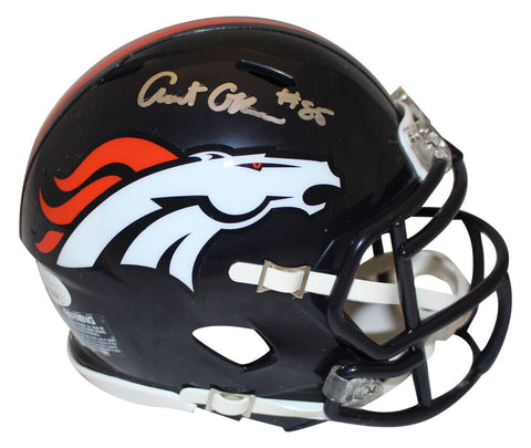 Albert Okwuegbunam Autographed Denver Broncos Speed Mini Helmet JSA 36574