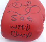 Andre Ward Auto Red Reyes Boxing Glove God Blessn World Champ Beckett V61328