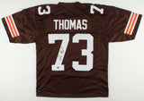 Joe Thomas Signed Cleveland Browns Jersey (Schwartz Sports Hologram)10xPro Bowl