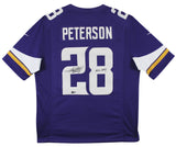 Vikings Adrian Peterson "All Day" Signed Purple Nike Game Jersey BAS Witnessed