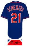 Max Scherzer Signed Mets Blue Nike Replica Baseball Jersey - (Fanatics COA)