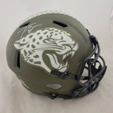 TRAVIS ETIENNE SIGNED JACKSONVILLE JAGUARS F/S STS SPEED REPLICA HELMET BECKETT