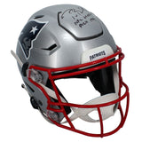 Tom Brady Autographed "NFL Draft Pick 199" Speed Flex Helmet Fanatics LE 12/50