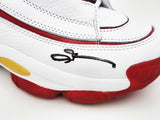 ALLEN IVERSON AUTOGRAPHED WHITE REEBOK THE ANSWER SHOE 76ERS 9 BECKETT 233344