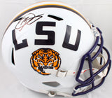 Odell Beckham Jr. Signed LSU Tigers F/S White Speed Helmet-Beckett W Hologram