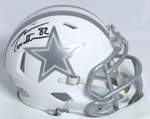 Jason Witten Autographed Cowboys ICE Mini Helmet- JSA Witnessed Auth *Black