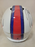 JOSH ALLEN SIGNED BUFFALO BILLS F/S SPEED REPLICA HELMET BECKETT QR