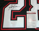 MARSHALL FAULK SIGNED AUTOGRAPHED SAN DIEGO STATE AZTECS #28 BLACK JERSEY JSA