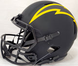 Justin Herbert Auto Chargers Eclipse Full Size Helmet (Scratch) Beckett WK11851