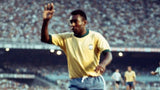 Pele Signed Brazil Soccer Jersey (PSA COA) 3xWorld Cup Champion 1958, 1962, 1970