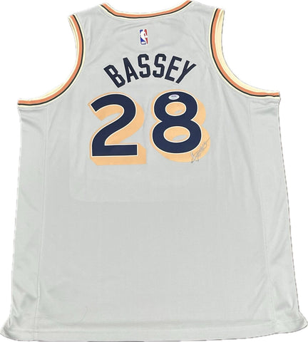 Charles Bassey signed jersey PSA/JSA Autographed San Antonio Spurs