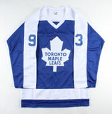 Doug Gilmour Signed Toronto Maple Leafs Jersey (JSA COA) 35 Pts 1993 Playoffs