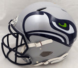 Tyler Lockett Autographed AMP Gray Full Size Authentic Speed Helmet Seahawks MCS