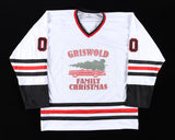 Chevy Chase Signed Chicago Blackhawk Griswold Jersey /Christmas Vacation Beckett