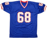 BUFFALO BILLS JOE DELAMIELLEURE AUTOGRAPHED BLUE JERSEY "HOF 03" BECKETT 196490