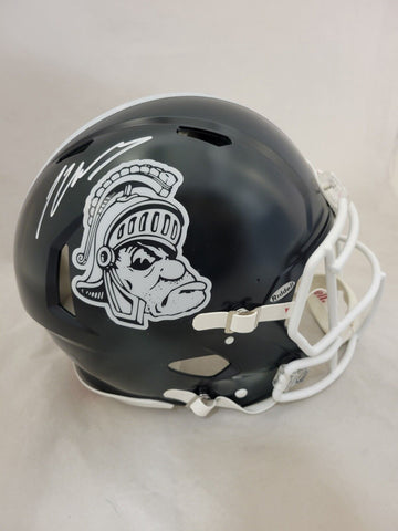 KENNETH WALKER III SIGNED MICHIGAN STATE SPARTANS F/S SPEED AUTHENTIC HELMET BAS