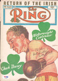 Chuck Davey Autographed Signed The Ring Magazine Cover PSA/DNA #S47095