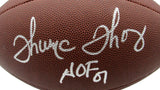 Thurman Thomas HOF Buffalo Bills Signed/Inscribed Wilson Football JSA 158241