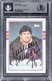 Bengals Anthony Munoz Authentic Signed 1989 Topps #28 Card BAS Slabbed