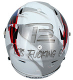 Tom Brady Autographed Patriots 'Lets F'n Go' Painted Speed Flex Helmet Fanatics