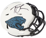 Trevor Lawrence Autographed Jaguars Lunar Eclipse Mini Speed Helmet Fanatics