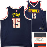 NUGGETS NIKOLA JOKIC AUTOGRAPHED NIKE ICON EDITION JERSEY SIZE 52 BECKETT 235476