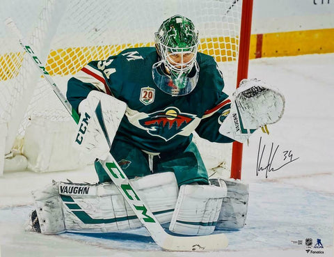 KAAPO KAHKONEN Autographed Minnesota Wild 16" x 20" Photograph FANATICS