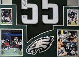 FRAMED PHILADELPHIA EAGLES BRANDON GRAHAM AUTOGRAPHED SIGNED JERSEY BECKETT HOLO