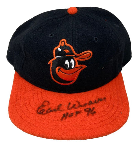 Earl Weaver Signed Orioles New Era Cooperstown Collection Hat HOF 96 BAS