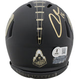 Aidan O'Connell Signed Purdue Boilermakers Pete Mini Helmet Insc. Beckett 48895