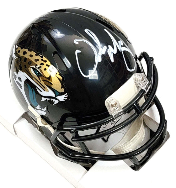 Urban Meyer Autographed Jacksonville Jaguars Mini Helmet Beckett Witnessed