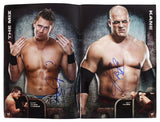 WWE Superstars (64) Cena, Edge, Sheamus, Mysterio, Signed 2010 WWE Program BAS