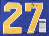 Brad May Signed Buffalo Sabres Jersey (JSA COA) 14th Overall Pick 1990 NHL Draft