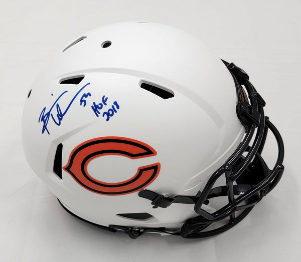 Brian Urlacher Signed Bears Authentic Lunar Eclipse Helmet W/ HOF 18 Beckett