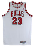 Bulls Michael Jordan Authentic Signed White Nike Size 50 Jersey UDA #BAH44504