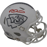 Patrick Mahomes Autographed Kansas City Chiefs 24 STS Mini Helmet Beckett 48869