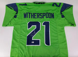 Devon Witherspoon Signed Seattle Seahawk Jersey (Beckett) 2023 1st Round Pk D.B.