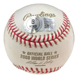 Ryan Howard Philadelphia Phillies Signed 2008 World Series Baseball BAS 2W313921