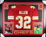 MARCUS ALLEN (Chiefs red SKYLINE) Signed Autographed Framed Jersey Beckett