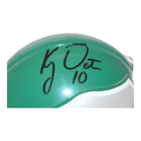 Koy Detmer Autographed Philadelphia Eagles VSR4 Mini Helmet Beckett 44120